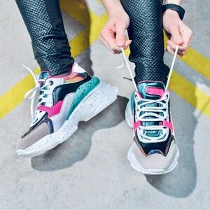 🔥New MultiColor Chunky Sneakers 👟